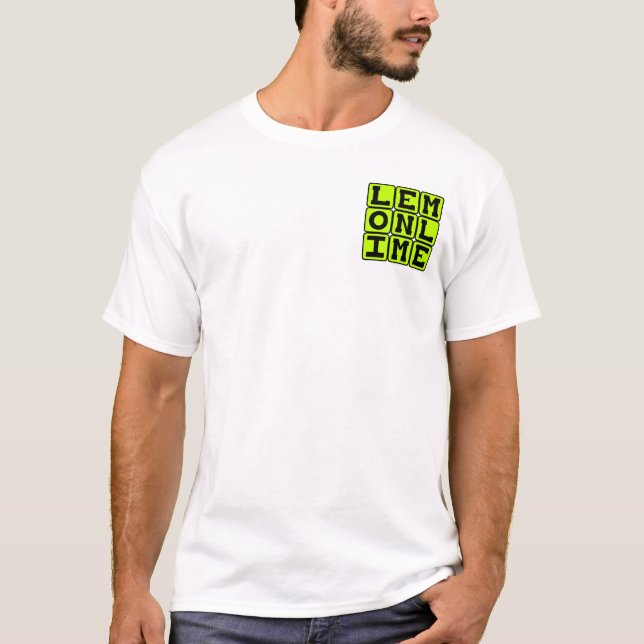 Camiseta Limão Lima, Cor (Frente)