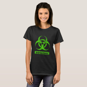 Camiseta Limão Neon Green BioHazard Chemicals Graphic