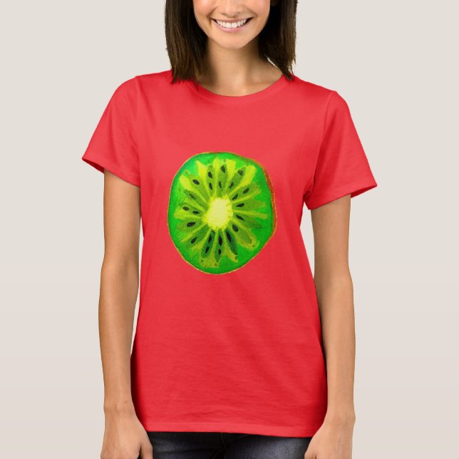 Camiseta limão Pop cítrico fruta (Frente)