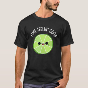 Camiseta Limão Sentindo Bom Limão Engraçado Citrus Pun Dark