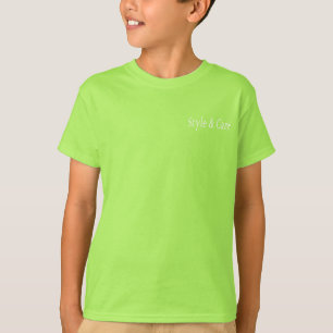 Camiseta Lime Boys com Nome de Marca Personalizado