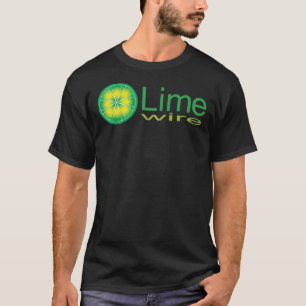 Camiseta Limewire Music Retro 90s e 2000s Logotipo P2P