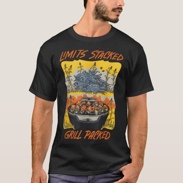 Camiseta Limitações da Porta Empilhada (Frente)