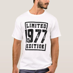 Camiseta Limitado 1977 Edição 44 Aniversário
