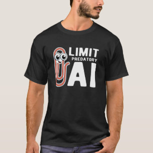 Camiseta Limitar Proteção de Dados de IA Predatória Clipe d