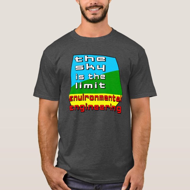 Camiseta Limite de engenharia ambiental (Frente)