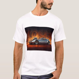 Camiseta Limite de velocidade do carro de conceito