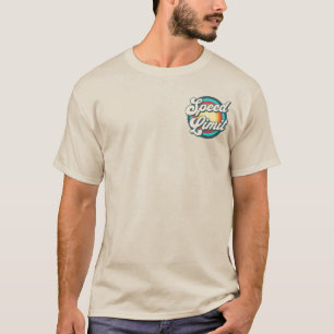 Camiseta Limite de velocidade Retro Rainbow Concert Pocket 