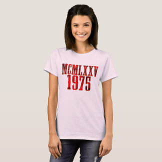 Camiseta Limited Edition 1975 Birthday 50 year