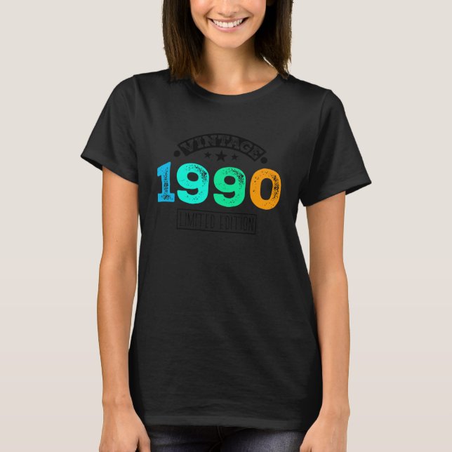 Camiseta Limited Edition - Vintage 1990 (Frente)