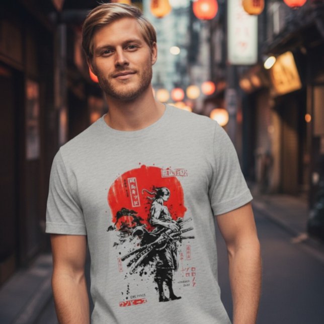 Camiseta Limited Samurai Manga Legend Retro Unisex (Criador carregado)