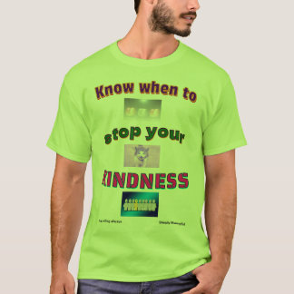 Camiseta "Limites de bondade"
