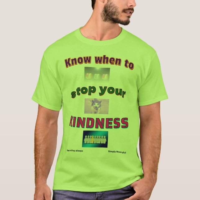 Camiseta "Limites de bondade" (Frente)