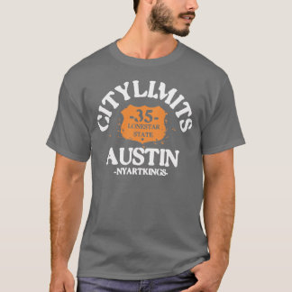 Camiseta Limites de cidade de Austin
