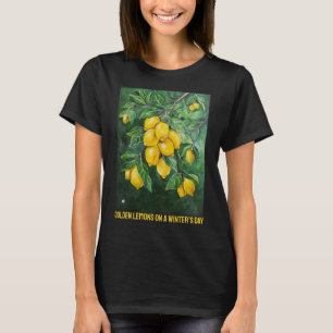 Camiseta Limões Dourados num Dia de Inverno por Alfred Fox