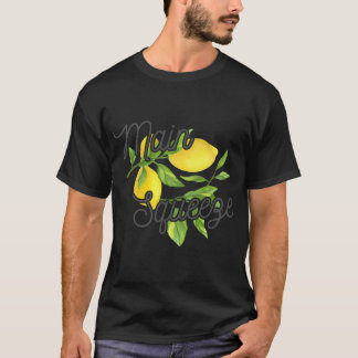 Camiseta Limões E Folhas De Amostras Principais