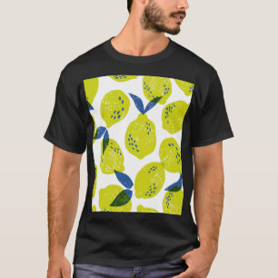 Camiseta Limões suculentos: padrão perfeito de vintage.
