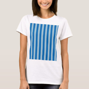 Camiseta Limonada Azul Elétrica e Listras Verticais Aquamar