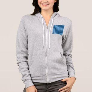 Camiseta Limonada Azul Elétrica e Listras Verticais Azuis C