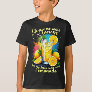 Camiseta Limonada Bíblia A Vida Me Deu Alguns Limões Jesus