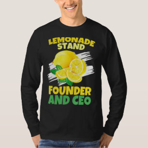 Camiseta Limonada Crianças De Tripulação Engraçada Limonada