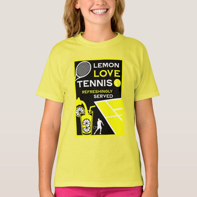 Camiseta Limonada de Tênis Vintage (Frente)