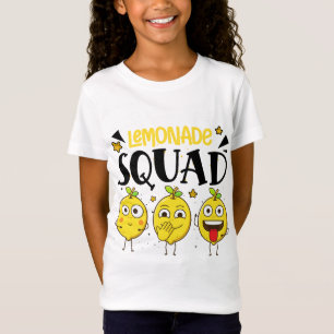 Camiseta Limonada Esquadra de Verão Engraçada Limão-Fruta