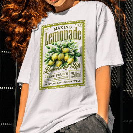 Camiseta Limonada fazer dos limões da vida