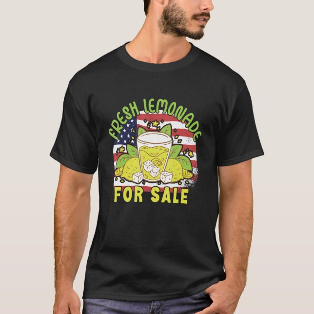 Camiseta Limonada Fresca Para Venda De Limonada De Pão (Frente)