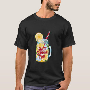 Camiseta Limonada, limão, gelo, gelo, doce, verão nos
