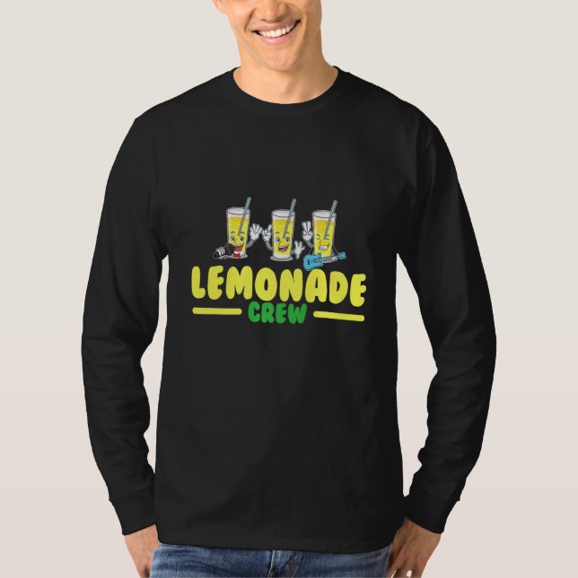 Camiseta Limonada Limonada De Sumo De Tripulação (Frente)