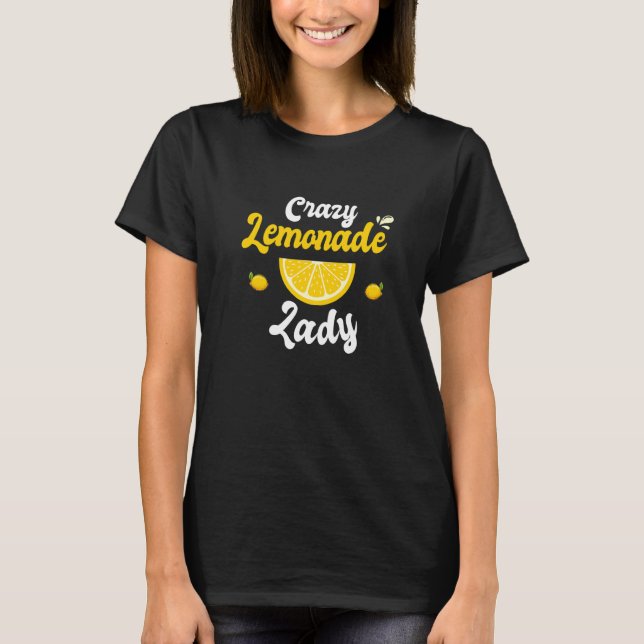Camiseta Limonada louca Lady Lemon Stand Summer Cote (Frente)