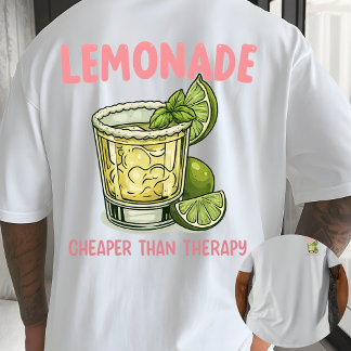 Camiseta Limonada Mais Barata  Bebida de verão engraçada co