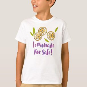 Camiseta Limonada Para Venda De Limonada De Pão De Miúdos