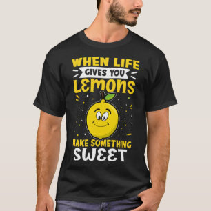 Camiseta Limonada Quando A Vida Te Dá Limões