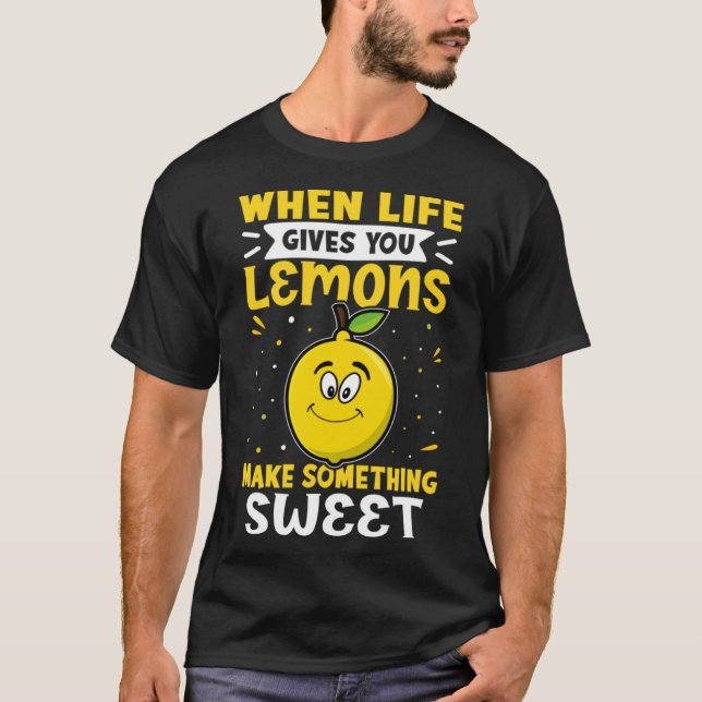 Camiseta Limonada Quando A Vida Te Dá Limões (Frente)
