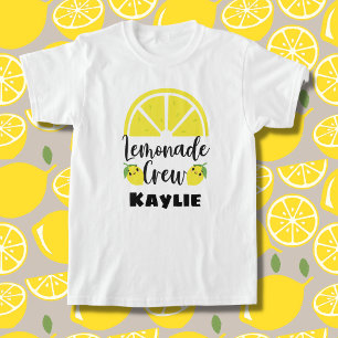 Camiseta Limonada Tripulação Personalizada Limonada