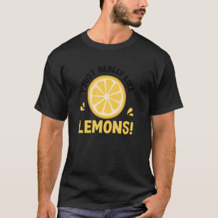 Camiseta Limonada Tropical de Limão de Fruta Citruis