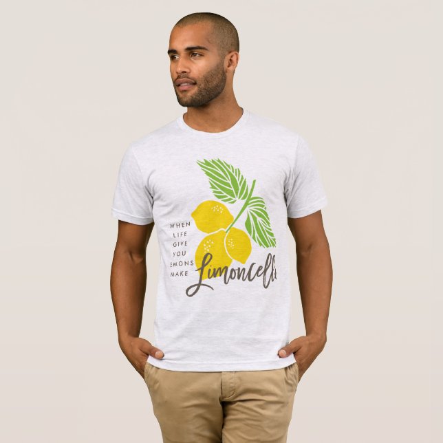Camiseta Limoncello camiseta, quando a vida te dá limões (Frente Completa)