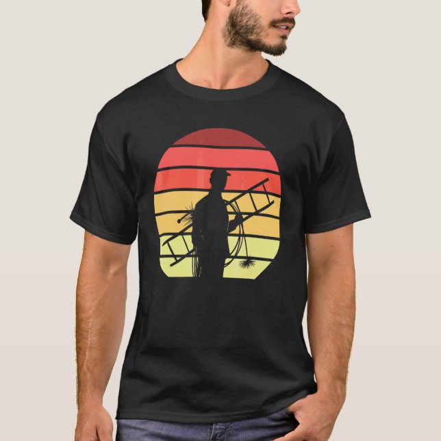 Camiseta Limpa-chaminés Retro Limpa-chaminés (Frente)