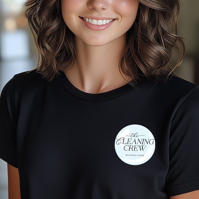Camiseta Limpando Uniforme do Serviço de Limpeza de Funcion (Criador carregado)
