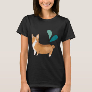 Camiseta Limpar Corgi de Aquarela