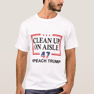 Camiseta Limpar na Prateleira 47 Impeach Trump 86 47 Anti T