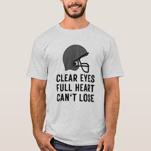 Camiseta Limpar o Coração do Cheio não pode Perder futebol