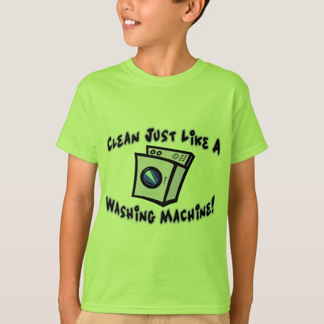 Camiseta Limpe como uma máquina de lavar (Frente)