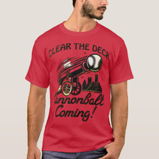 Camiseta Limpe o convés - Cannonball chegando