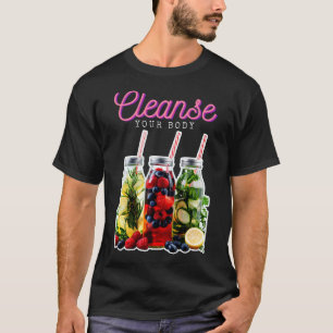 Camiseta Limpe Seu Corpo Com Airelas Vermelhas