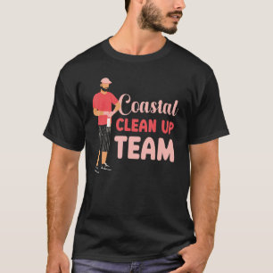 Camiseta Limpeza Costeira, Equipe Costeira, Praias Costeira