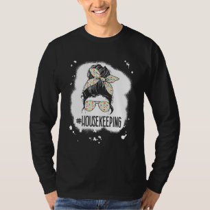 Camiseta Limpeza da Vida Desordem Cabelo Amarrado Faxineira