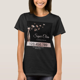 Camiseta Limpeza de Casa de Empregada Doméstica Holograma